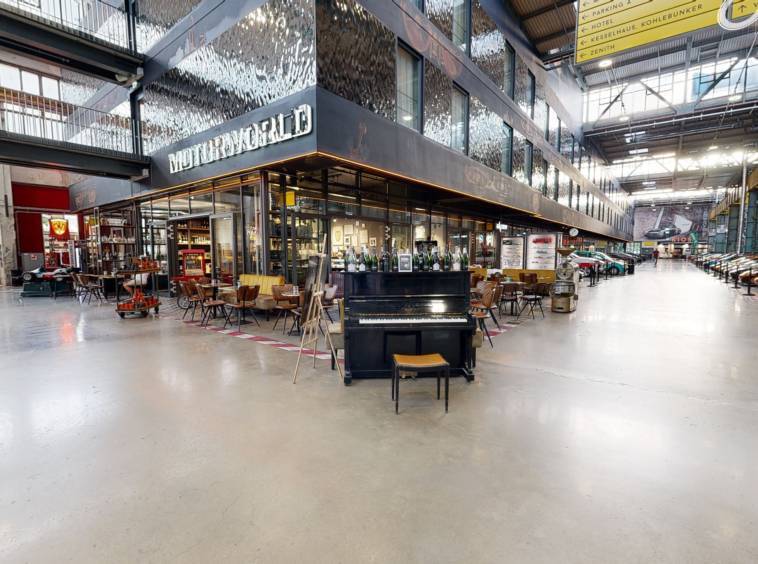 Café Pol @ Motorworld Munich Virtual Tour Matterport Germany | 360INT