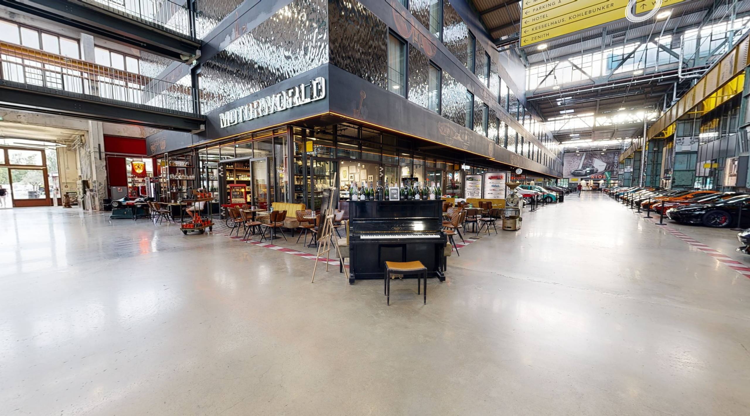 Café Pol @ Motorworld Munich Virtual Tour Matterport Germany | 360INT