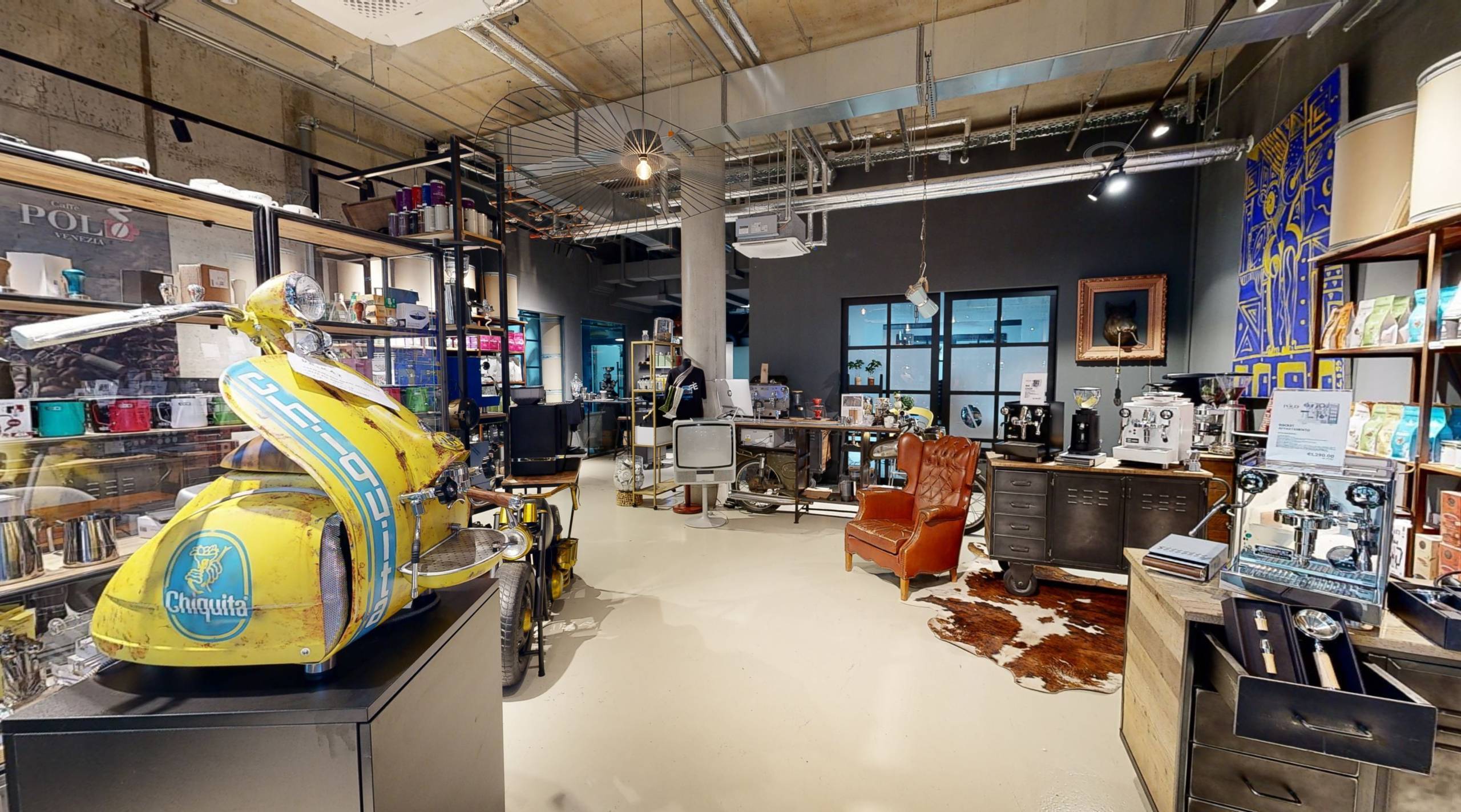 Cafe Pol Roastery @Motorworld Munich Virtual Tour Matterport Germany | 360INT