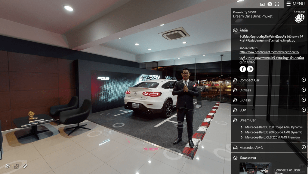 Mercedes-Benz Phuket Virtual Experience by 360INT