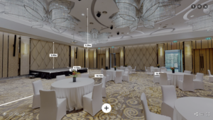 Event-scheduling in a virtual tour